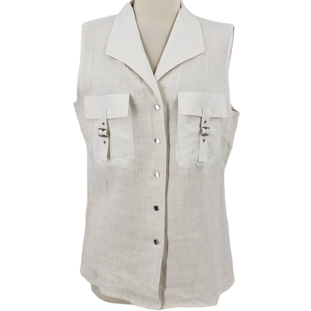 Amelia Austin Italian Linen Canvas Top